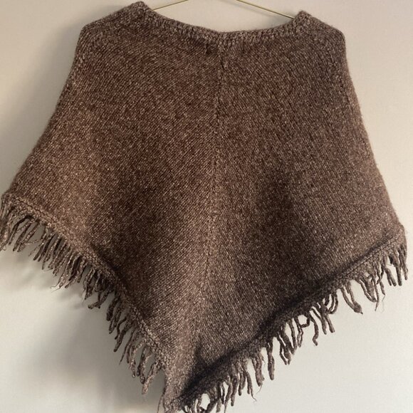 Poncho - Undyed Wool/Cotton - Picture 7 of 7